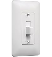 Taymac 5070W Masque 2000 1-Gang Decorator Style Wallplate, Paintable Cover-Up Wall Plate Frame fo...