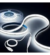 Aclorol 1M 5V COB LED Strip Light White 6000K Dimmable USB Powered TV LED Backlights 3.28FT 320Le...