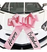 Happy Birthday Car Bow,30 Inch Big Car Bow for car,new House,Birthday Gift,Birthday Party and Oth...