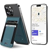 HiWe for MagSafe Wallet with Find My, Strongest Magnetic Wallet for iPhone 16/15/14/13/12 Series,...
