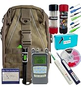 FiberShack - Fiber Optic Cleaning Kit & Fiber Tester Kit - 10 Piece Fiber Cleaning Kit & Fiber Op...