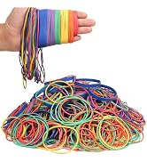 HAIDIBAO Rubber Bands Assorted Sizes 0.5lbs Multicolor Elastic Bands for Office supplies size:#16...