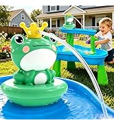 weirtoya Water Table Pump for Toddlers, Battery Powered Pump for Water Table Cordless Work Splash...
