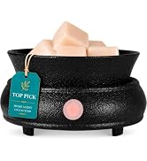 nawaza Ceramic Wax Melt Warmer Electric Candle Burner Scented Wax Black | Scented candle wax melt...