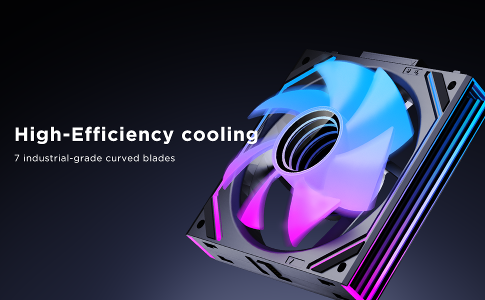 PC Fan JM-V2 120 Infinity Mirror Module Daisy-Chain ARGB Fan