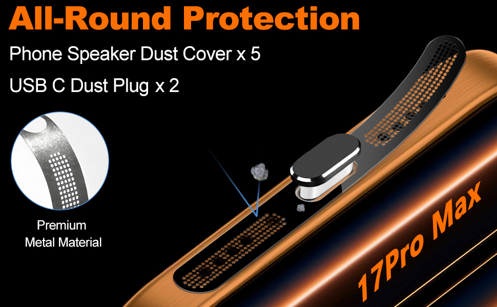 for iPhone 17 Pro Max Speaker Cover