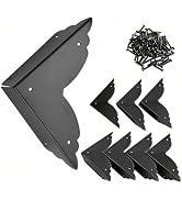 Antique Bronze Metal Corner Protectors for Furniture, 8Pcs Edge Guards for Coffee Table, Bed Fram...