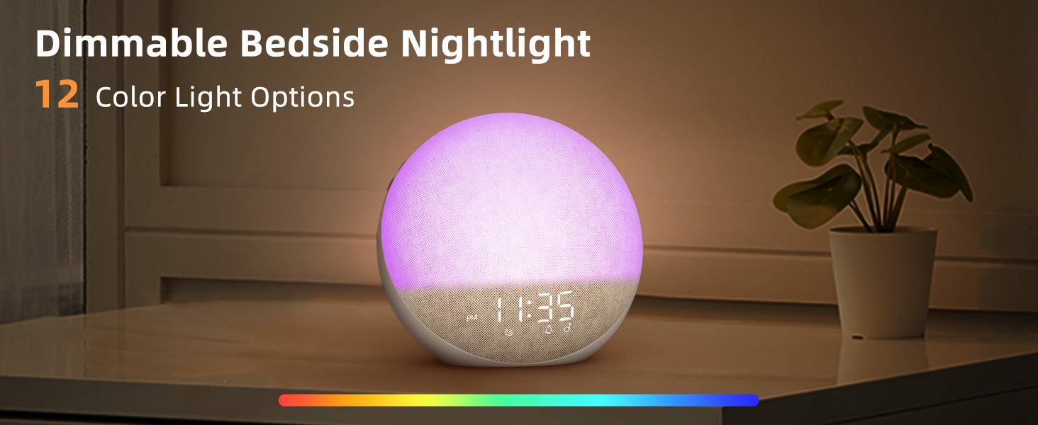 wake up light sunrise alarm clock