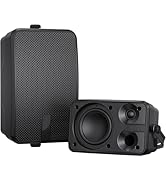 YVU 400W Outdoor Speakers for Patio, Porch, Gazebo,Garage. Active Passive Wall Mount Speaker. Ind...