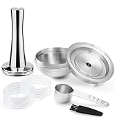HAILASRE Stainless Steel Reusable Coffee Pods for Nespresso Vertuoline GCA1 and ENV135 Refillable...