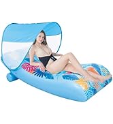 DIMAR GARDEN Pool Float Lounger Adult Inflatable Pool Raft Floaties Water Chair