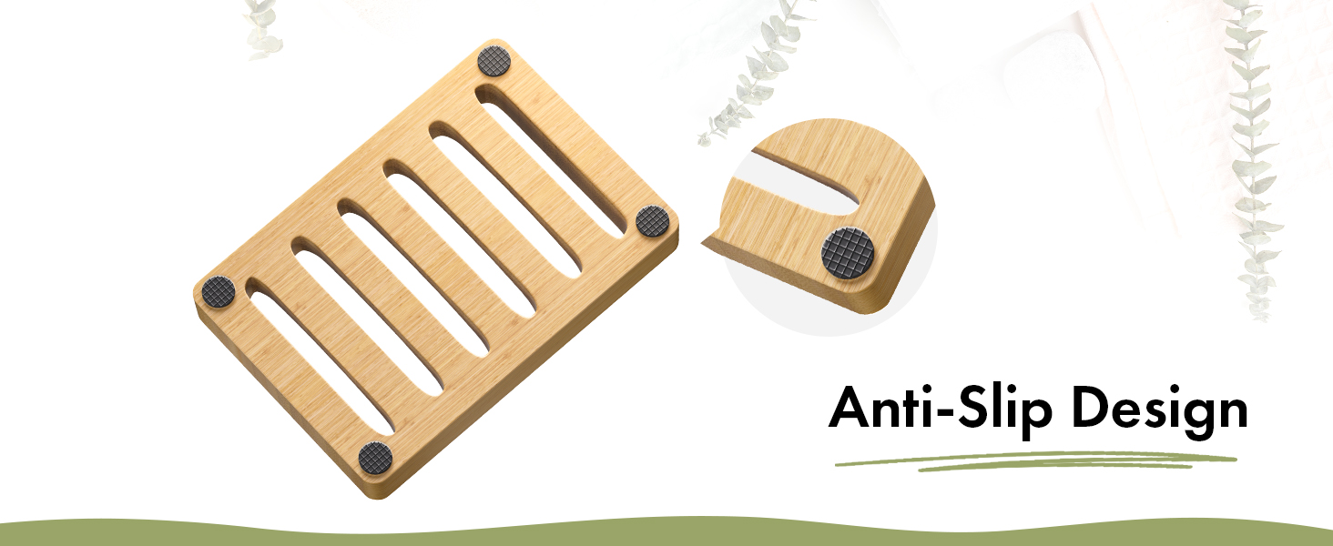 bamboo soap dish