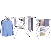 YUBELLES Clothes Drying Rack, Space Saving Laundry Drying Rack, Collapsible for Storage Indoor an...