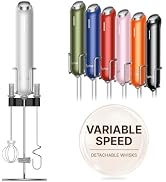 InstaWhisk Upgraded Milk Frother with Variable Speed - Rechargeable Handheld Coffee Frother Wand ...