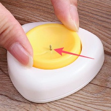 egg piercer with stainless steel needle