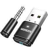 UGREEN Bluetooth 5.3 Adapter for PS5, USB Audio Transmitter with APTX, Connecting Bluetooth Headp...