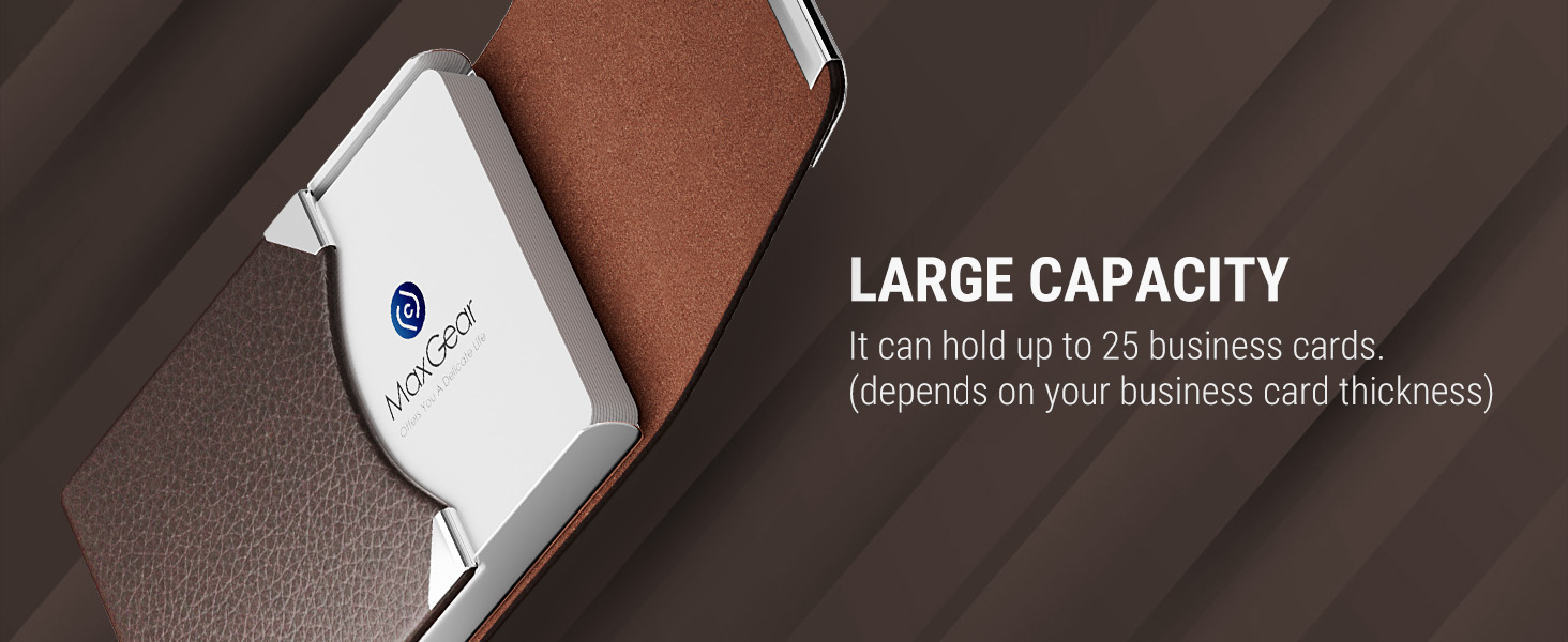 PU Leather Business Card Case