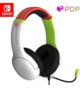PDP Gaming AIRLITE Stereo Headset for Nintendo Switch/Lite/OLED - Wired Power Noise Cancelling Mi...