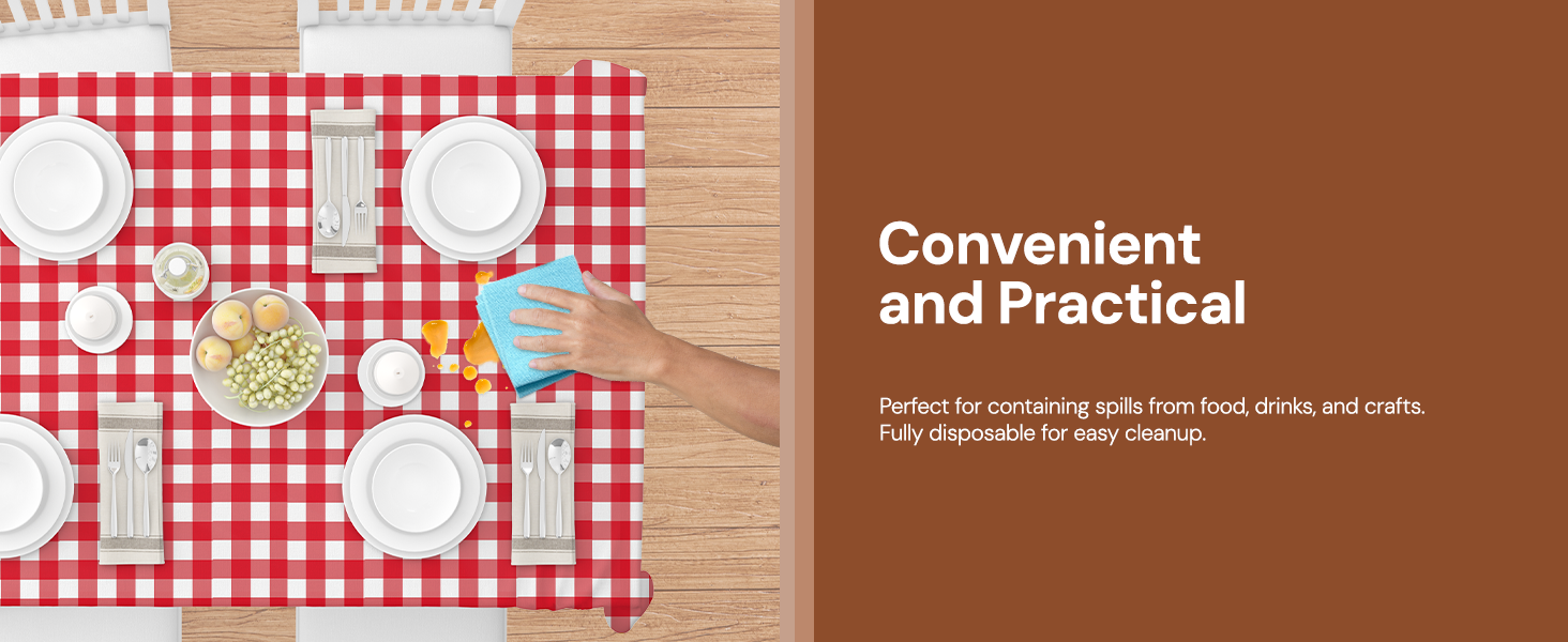 Zimpleware Plastic Tablecloth