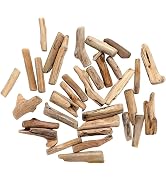 20 Pcs Natural Driftwood Pieces Branch Slices Craft Sticks Beach Decor for for DIY, Craft Sticks,...