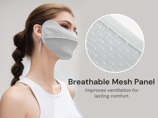 breathable washable cooling neck gaiter face cover