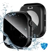 Tensea (2-in-1) for Apple Watch Screen Protector Case Series 10 SE 9 8 7 6 5 4, Waterproof Protec...
