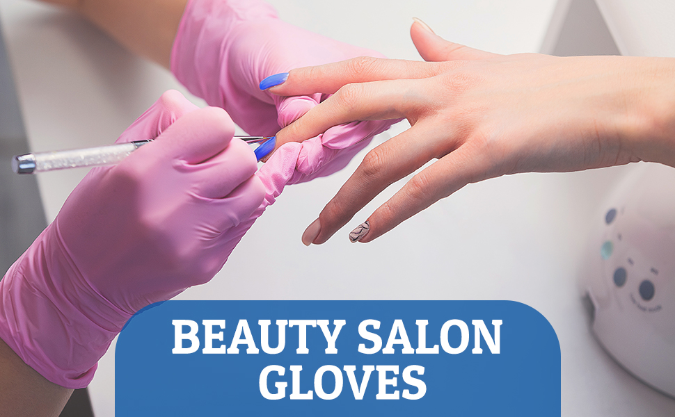 tattoo parlor gloves, gloves for tattooing, tattoo gloves, nail salon gloves, hair salon gloves