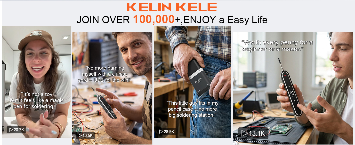 Mini Cordless Soldering Iron Kit