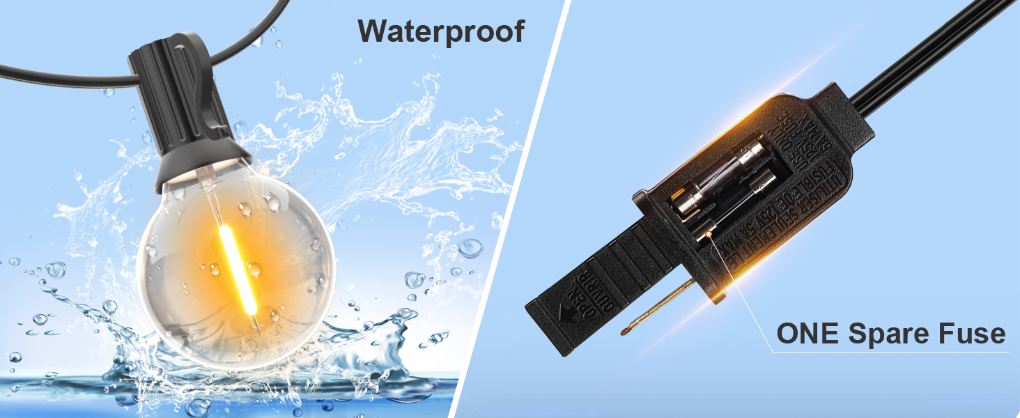 waterproof string lights