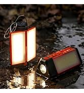 Hands Free Magnetic Light, 1200LM Rechargeable Flashlight, 300° Foldable Design, Multi-Mode Mecha...