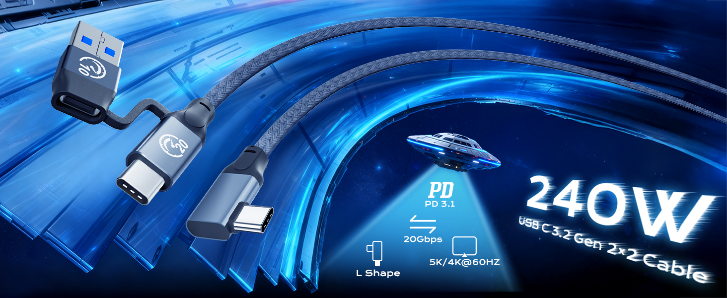 right angle usb c 3.2 gen 2 cable usb-c to usb-c usb a to usb c cable 90 degree iphone charging