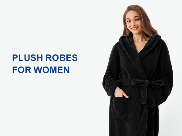 plush robes for women