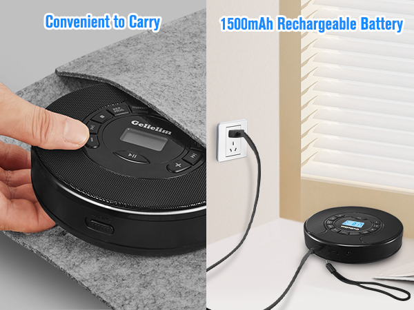 rechargeable cd player
