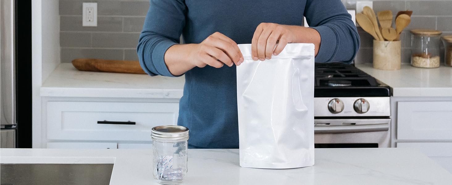 1 Quart Mylar Bags