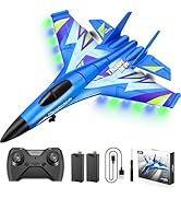 4DRC Foam RC Plane for Kids Adults, Remote Control Airplane RC Jet Helicopter Drone Plane for Kid...