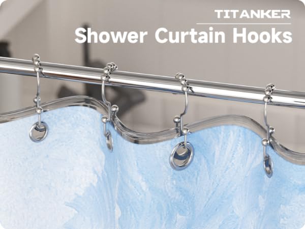 Nickel Double Shower Hooks