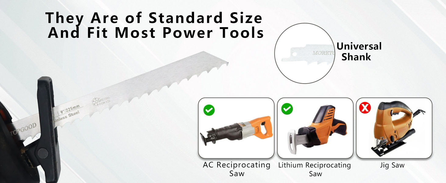 12 Inch Stainless Steel Reciprocating Saw Blades