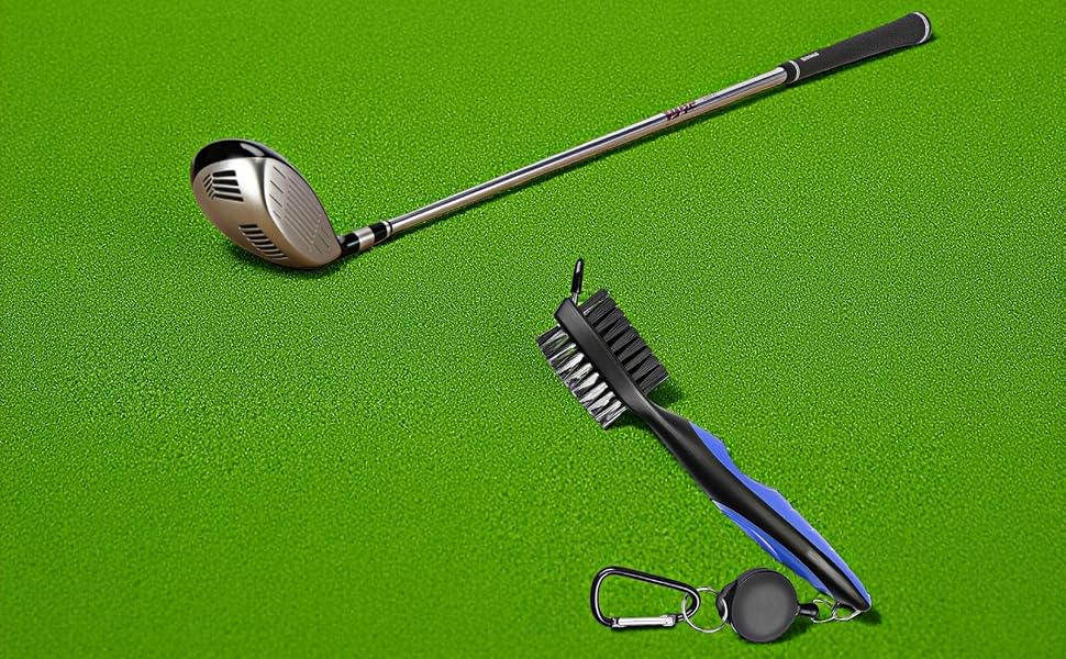 Double-sided brush removes all dirt, grooves like new.