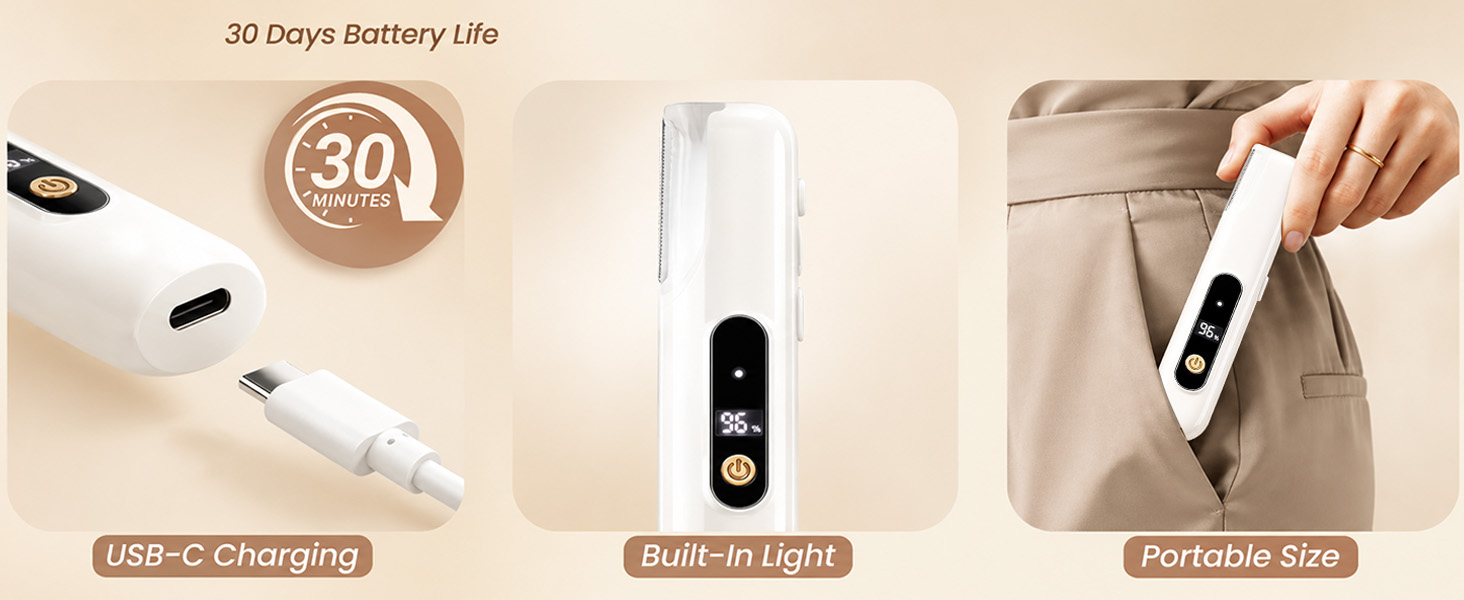 Professional Dermaplaning Tool with LED Light