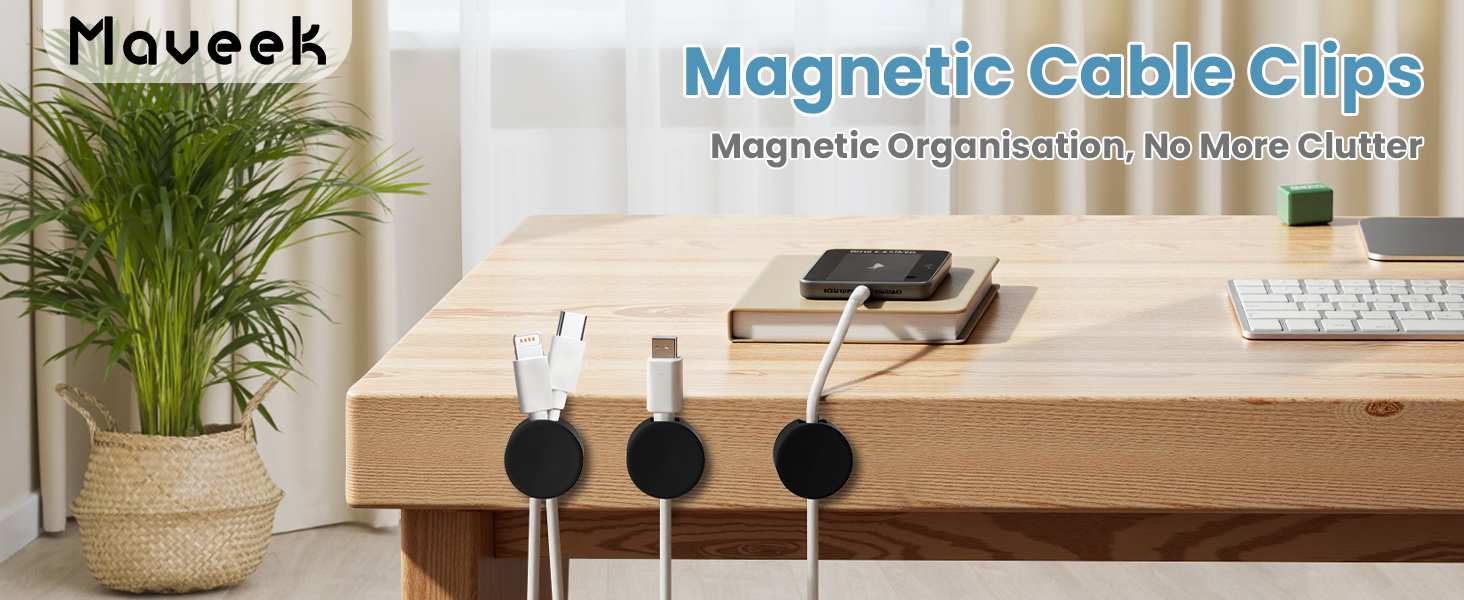 magnet cable holder under desk