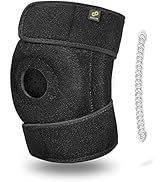Bracoo Knee Stabilizer Support Brace, Open-Patella Support - Joint Pain Relief for Sprains, Arthr...