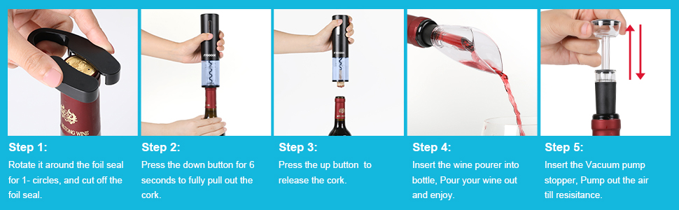 electric wine opener electric electric wine bottle opener corkscrew wine bottle opener wine set