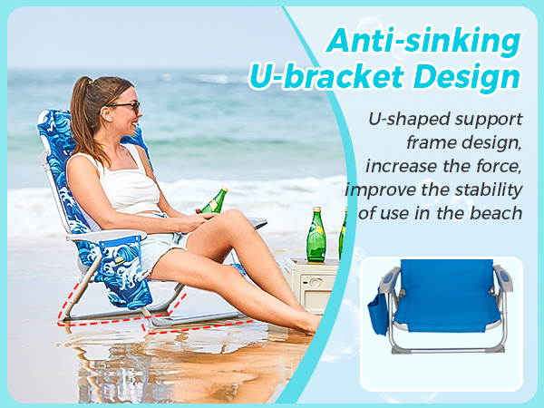 WEJOY Folding Beach Chair for Adults