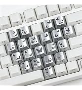 JMTCtech Butterfly Heart PBT Keycaps Set, MXD Technology (Anti-Sink, Anti-Scratch, Anti-Fade), Su...