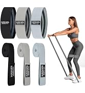 Hurdilen Resistance Bands for Working Out Set, 3 Pcs Pull Up Bands and 3 Pcs Assistance Bands wit...