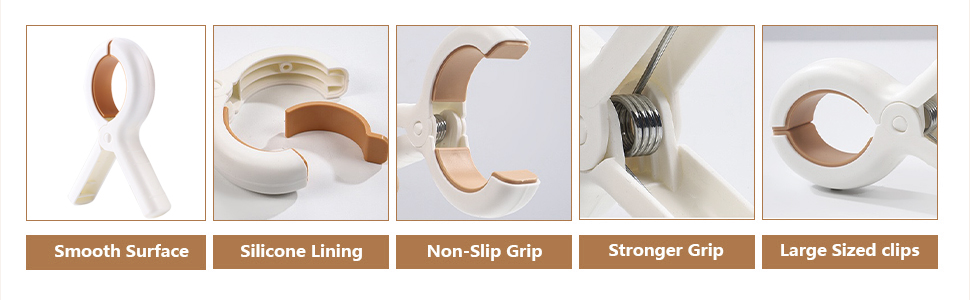 beach towel clips