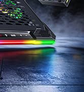 ChillCore 2 Detachable Fans RGB Gaming Laptop Cooling Pad, Rapid Cooling for 15.6-19.3" Laptops, ...