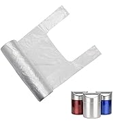 Mini Trash Bags 1.6 Liter/0.4 Gal- 200 Count Tiny Clear Trash Can Liners for Countertop, Desktop,...