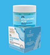By Nature 2% Hyaluronic Acid Water Gel Moisturizer – Lightweight Ultra Hydrating Face Cream for S...