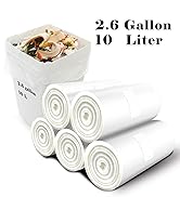 Small Garbage Bag, 2.6 Gallon (10L) Trash Bags, Wastebasket